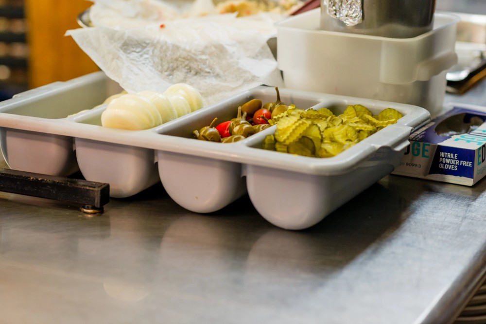 Barbeque plate detail